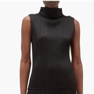 Issey Miyake Pleats Please High Neck Technical Top